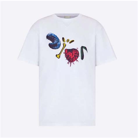 dior white shirt|dior oversized t shirt.